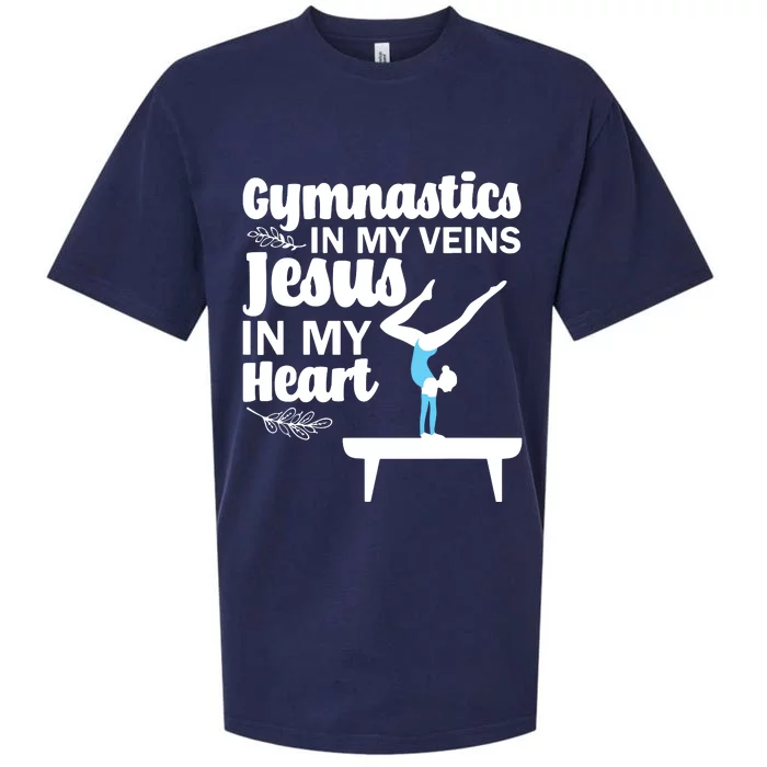 Funny Gymnastics Design For Men Women Gymnast Jesus Lovers Sueded Cloud Jersey T-Shirt