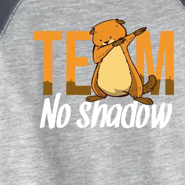 Funny Groundhog Day Team No Shadow Dabbing Toddler Fine Jersey T-Shirt