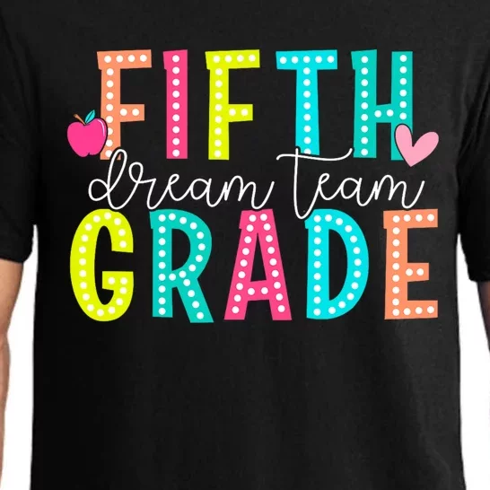 Fifth Grade Dream Team Back To School 5th Grade Teacher Pajama Set