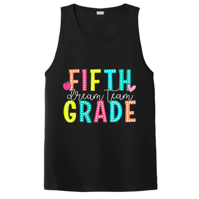 Fifth Grade Dream Team Back To School 5th Grade Teacher Performance Tank