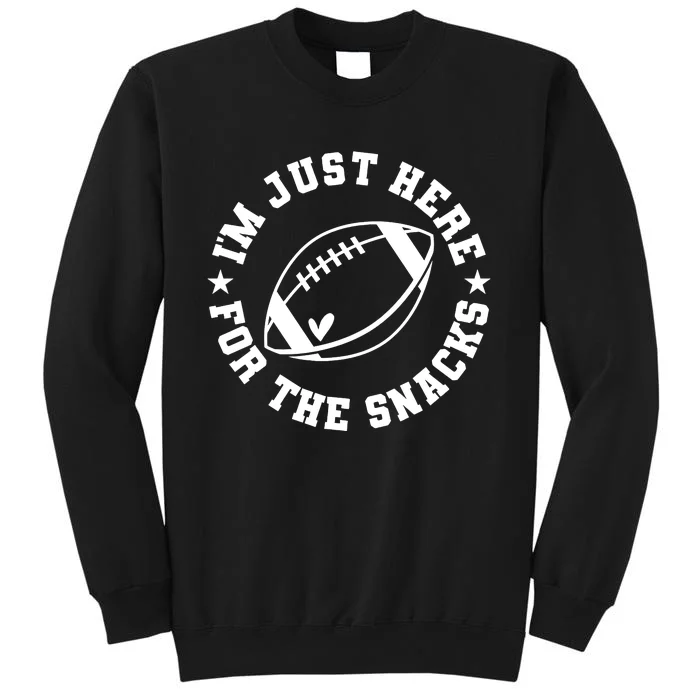 Football Game Day IM Just Here For The Snacks Sweatshirt