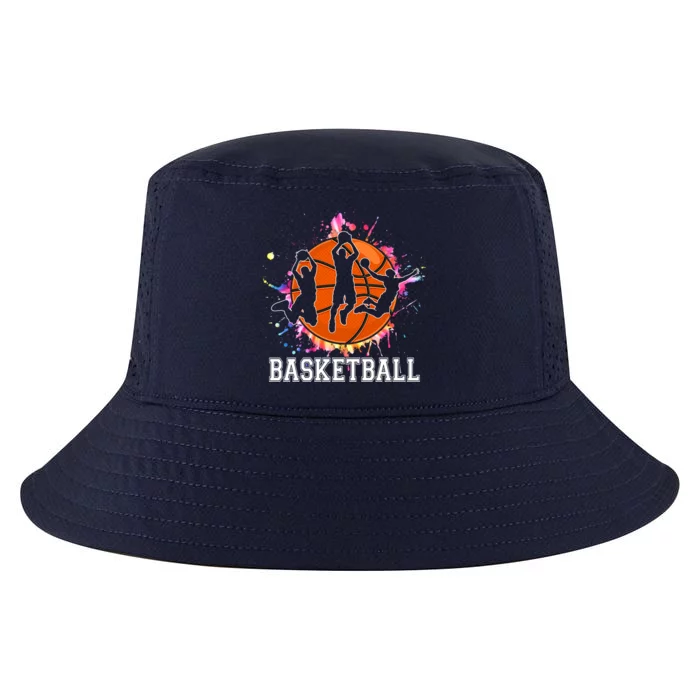 Funny Game Day Basketball Player And Fans Dad Mom Great Gift Cool Comfort Performance Bucket Hat