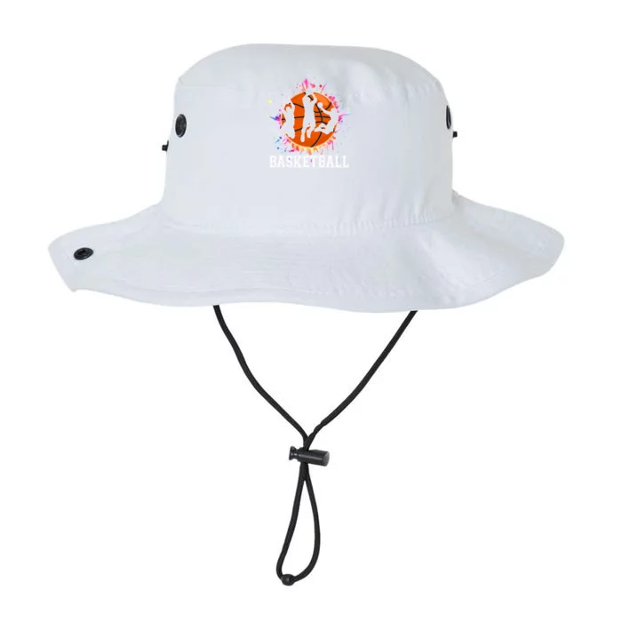 Funny Game Day Basketball Player And Fans Dad Mom Great Gift Legacy Cool Fit Booney Bucket Hat