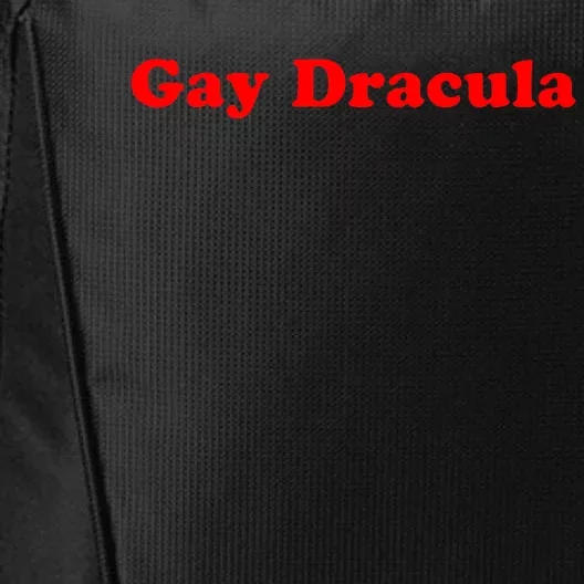 Funny Gay Dracula LGBT City Backpack