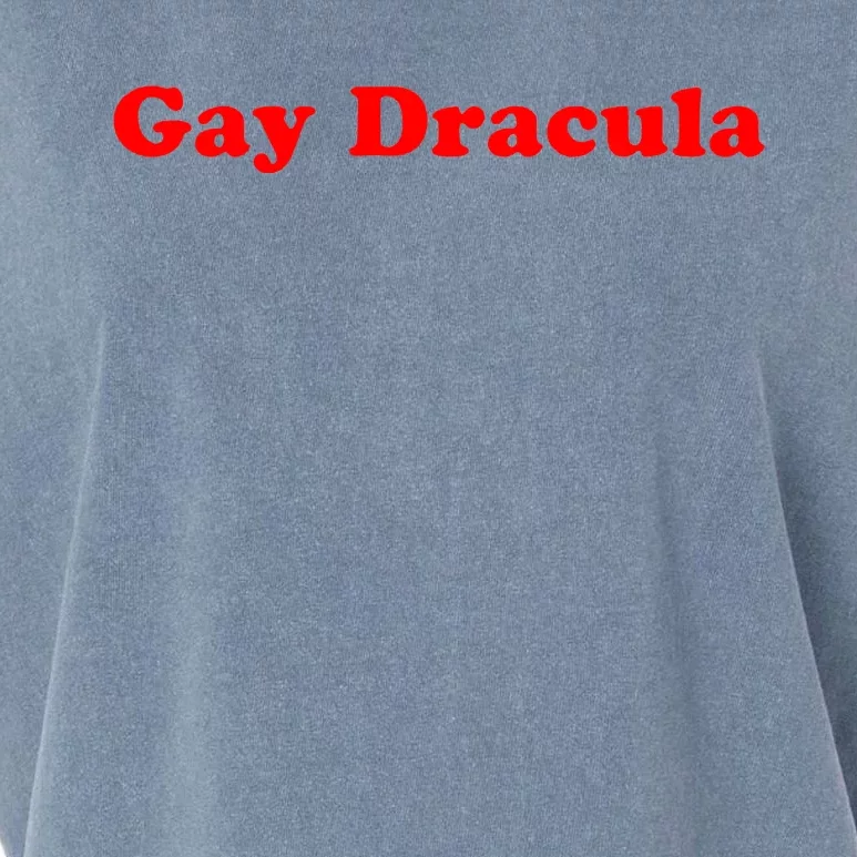 Funny Gay Dracula LGBT Garment-Dyed Women's Muscle Tee