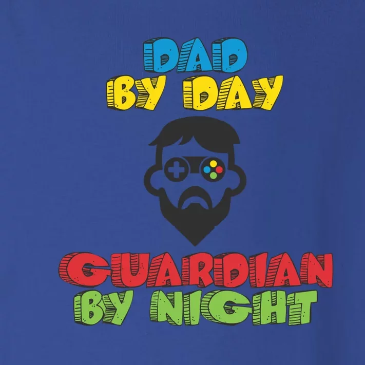 Funny Gamer Dad By Day Guardian By Night Gift Toddler Long Sleeve Shirt