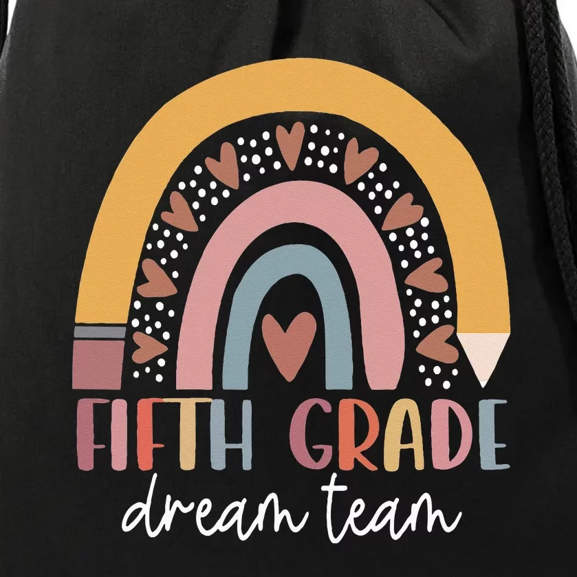 Fifth Grade Dream Team Teacher Back To School Gifts Drawstring Bag