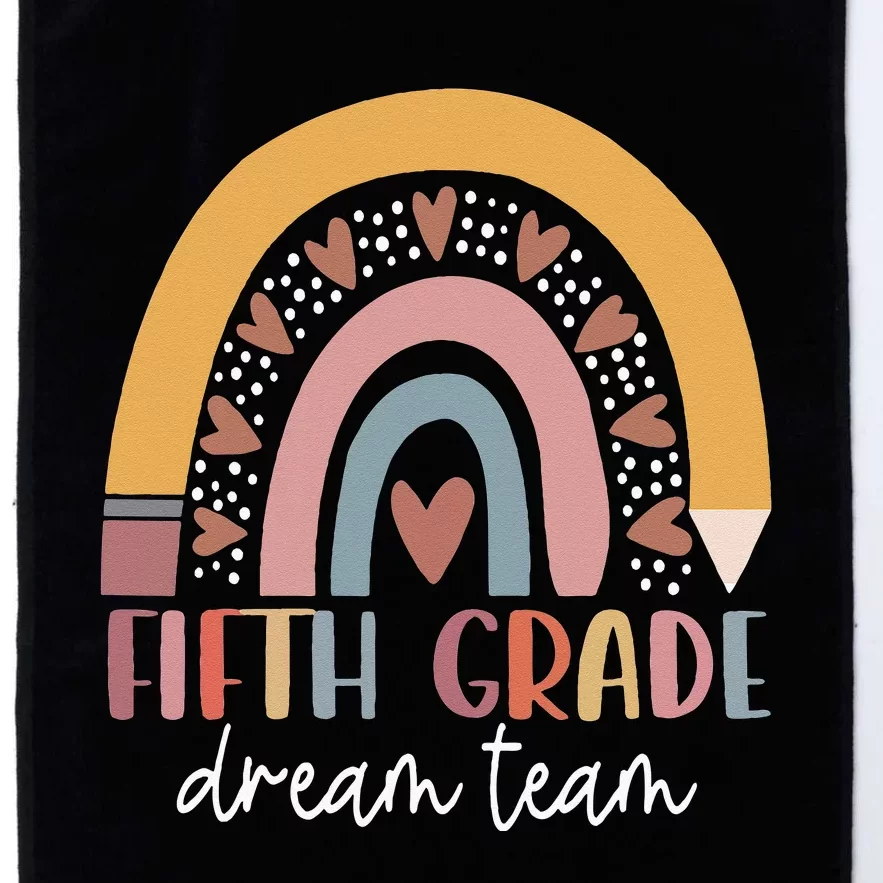 Fifth Grade Dream Team Teacher Back To School Gifts Platinum Collection Golf Towel