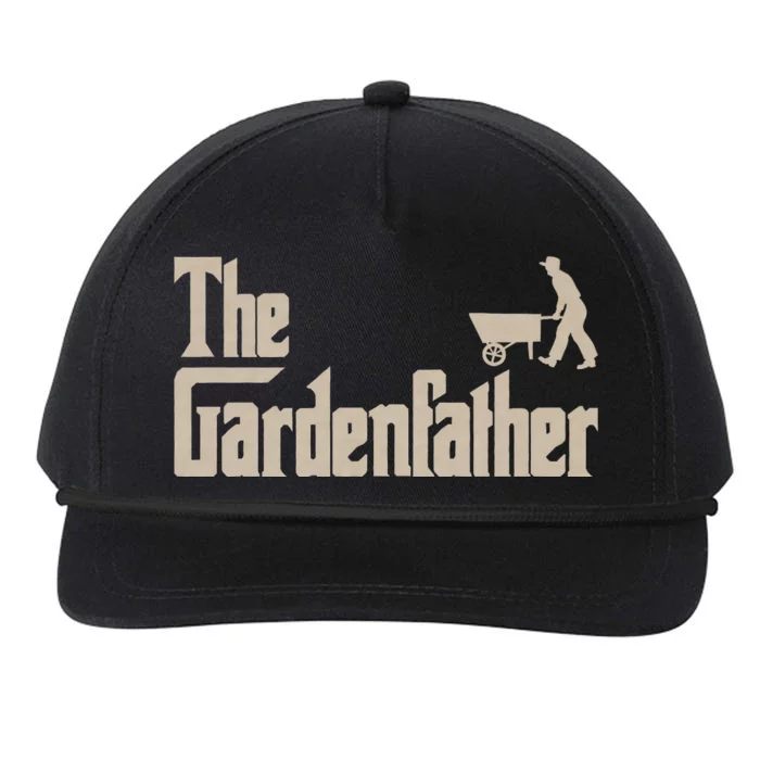 Funny Gardener Dad & Daddy Best Gardening Father Gifts The Gardenfather Snapback Five-Panel Rope Hat