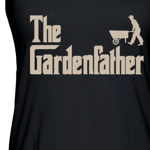 Funny Gardener Dad & Daddy Best Gardening Father Gifts The Gardenfather Ladies Essential Flowy Tank