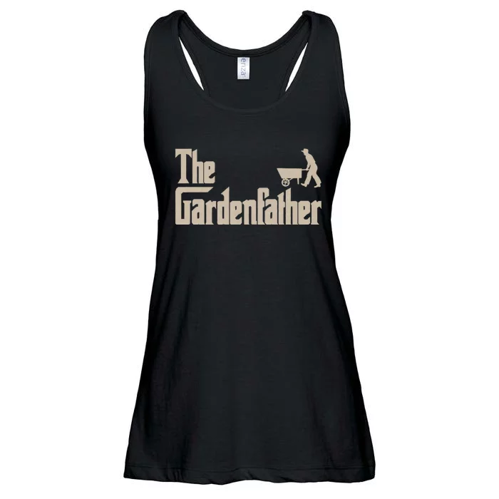 Funny Gardener Dad & Daddy Best Gardening Father Gifts The Gardenfather Ladies Essential Flowy Tank