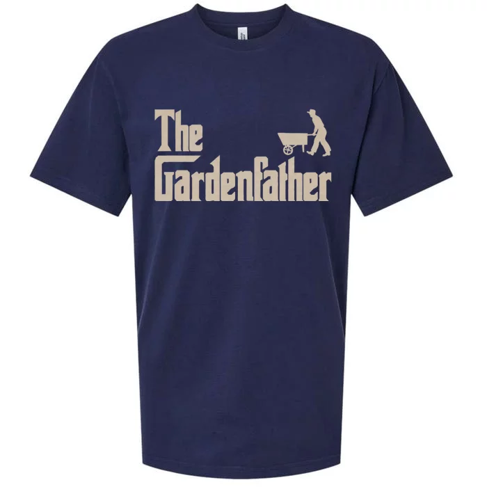 Funny Gardener Dad & Daddy Best Gardening Father Gifts The Gardenfather Sueded Cloud Jersey T-Shirt