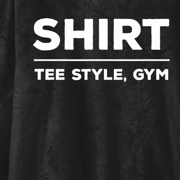 Funny Gym Design TEE STYLE, GYM Hooded Wearable Blanket