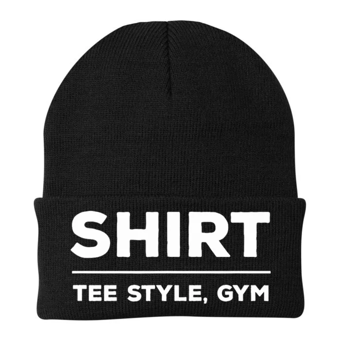 Funny Gym Design TEE STYLE, GYM Knit Cap Winter Beanie