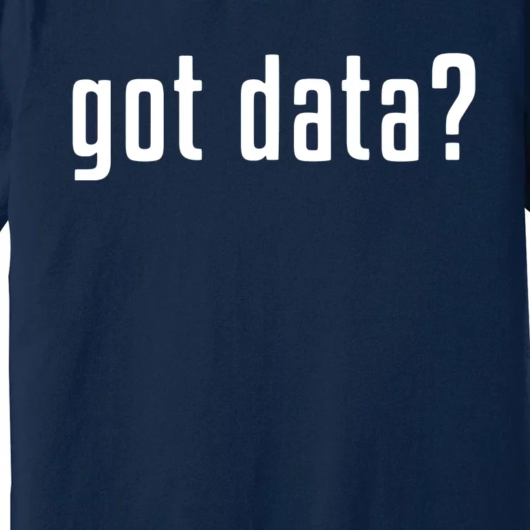 Funny Got Data MIS Data Systems Business Analyst Premium T-Shirt