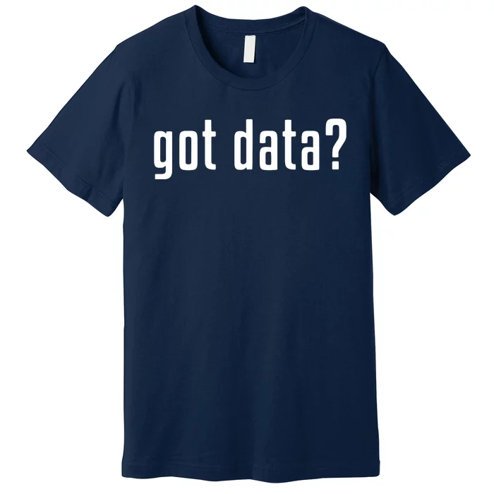 Funny Got Data MIS Data Systems Business Analyst Premium T-Shirt