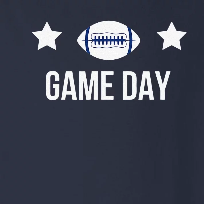 Football Game Day Design For Mom Dad Brother Sister Birthday Toddler Long Sleeve Shirt