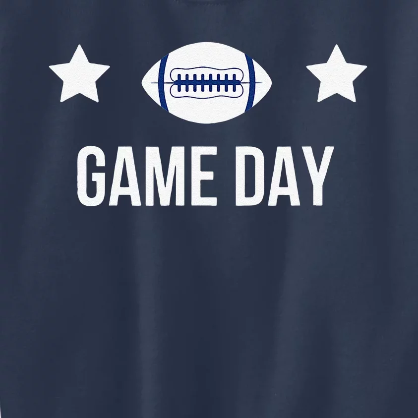 Football Game Day Design For Mom Dad Brother Sister Birthday Kids Sweatshirt