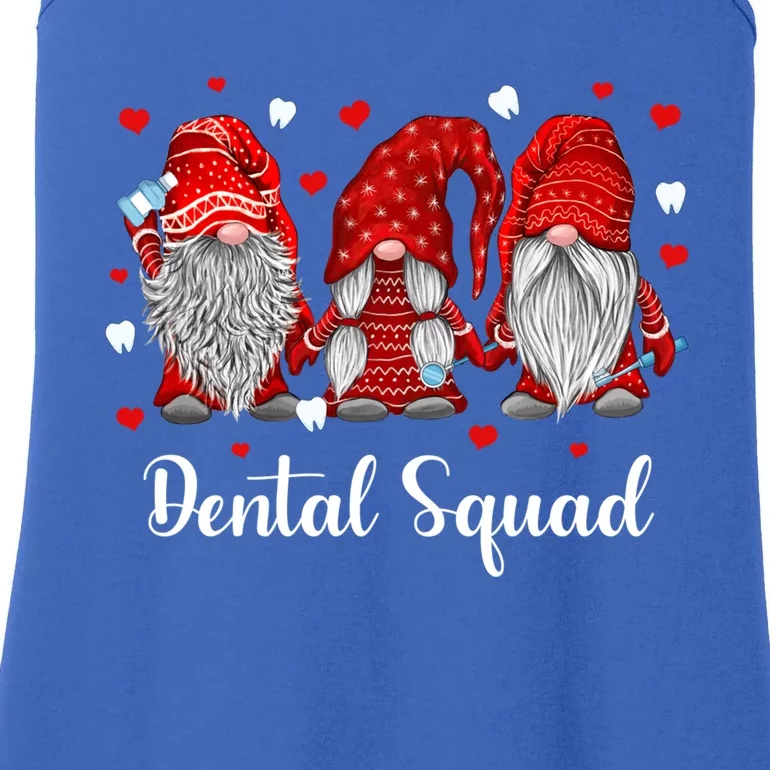 Funny Gnome Dental Squad Leprechaun Dentist Valentine's Day Gift Ladies Essential Tank