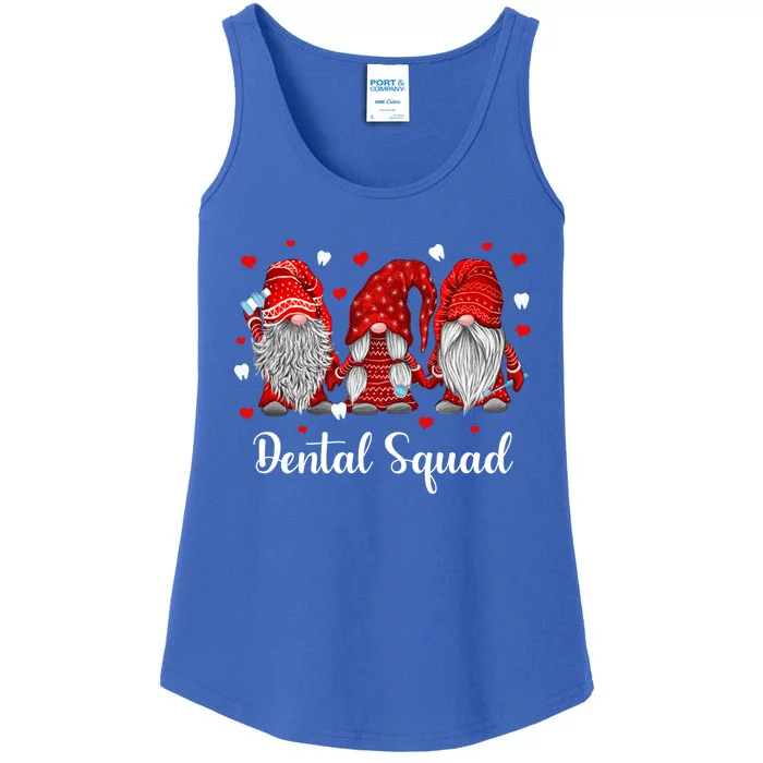 Funny Gnome Dental Squad Leprechaun Dentist Valentine's Day Gift Ladies Essential Tank