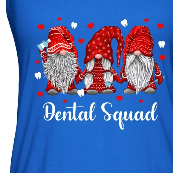 Funny Gnome Dental Squad Leprechaun Dentist Valentine's Day Gift Ladies Essential Flowy Tank