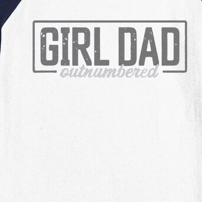 Funny Girl Dad Baseball Sleeve Shirt