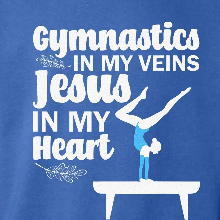 Funny Gymnastics Design For Gymnast Jesus Lovers Toddler Hoodie