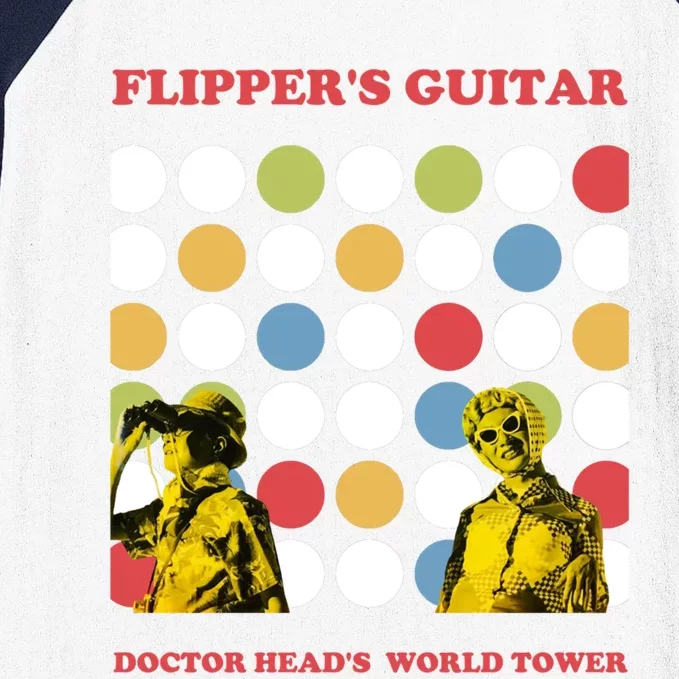 Flipper&X27;S Guitar Doctor Head&X27;S World Tower Baseball Sleeve Shirt