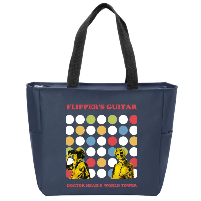 Flipper&X27;S Guitar Doctor Head&X27;S World Tower Zip Tote Bag