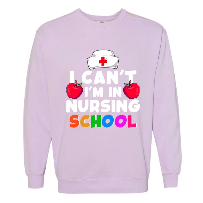 Funny Gift Design Idea Nursing School Gift Garment-Dyed Sweatshirt