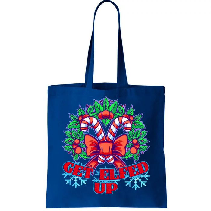 Funny Get Ed Up Christmas Ho Ho Ho Mistletoe Gift Tote Bag