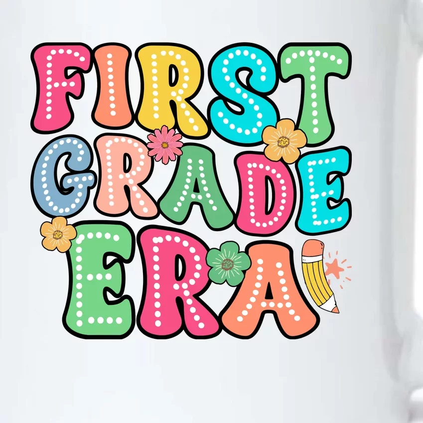 First Grade Era Back To School Print Black Color Changing Mug