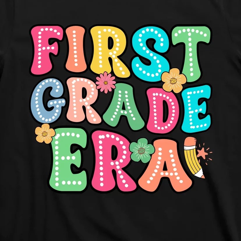 First Grade Era Back To School Print T-Shirt