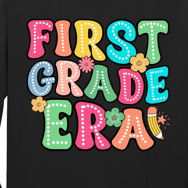 First Grade Era Back To School Print Tall Long Sleeve T-Shirt