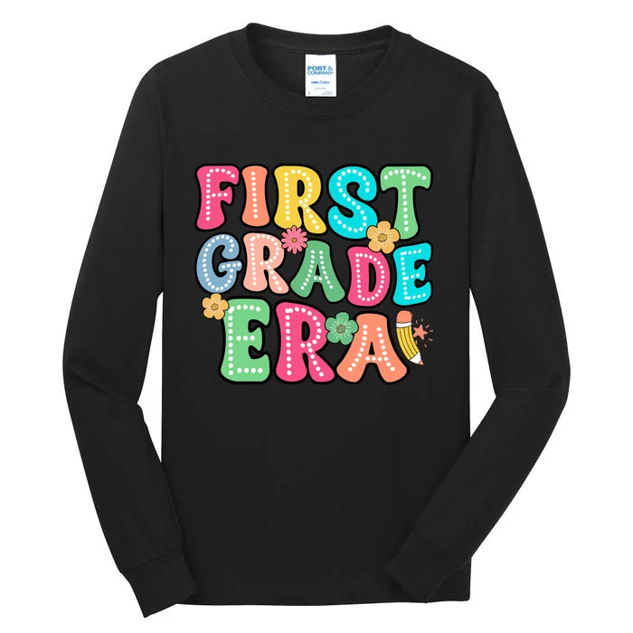 First Grade Era Back To School Print Tall Long Sleeve T-Shirt