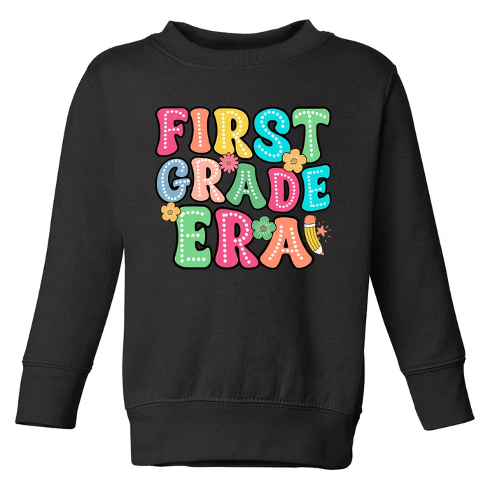 First Grade Era Back To School Print Toddler Sweatshirt