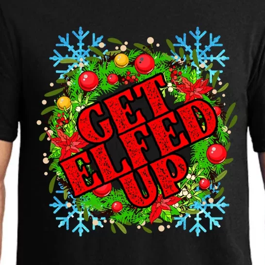 Funny Get Ed Up Christmas Ho Ho Ho Mistletoe Gift Pajama Set