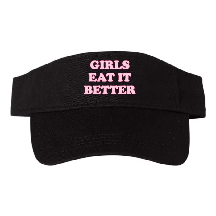 Funny Girl Eat It Better Valucap Bio-Washed Visor