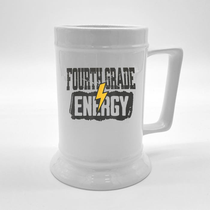 Fourth Grade Energy Elementary Teaching Front & Back Beer Stein