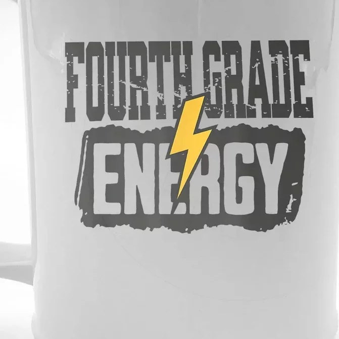 Fourth Grade Energy Elementary Teaching Front & Back Beer Stein