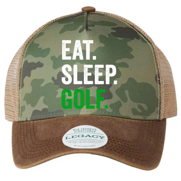 Funny Golf Eat Sleep Golf Gift For Father's Day Legacy Tie Dye Trucker Hat