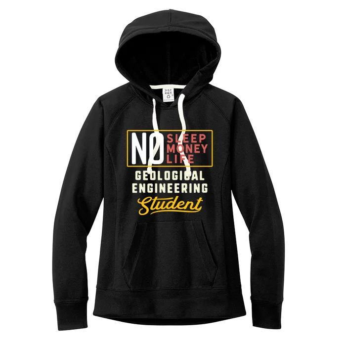 Funny Geological Engineering Major Studengift Graduation Funny Gift Women's Fleece Hoodie