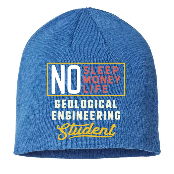 Funny Geological Engineering Major Studengift Graduation Funny Gift 8 1/2in Sustainable Knit Beanie