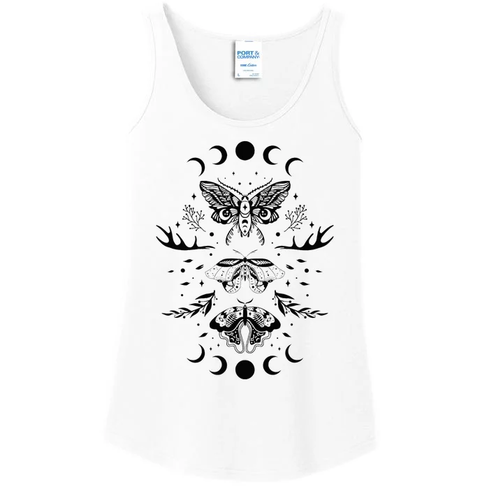 Fairy Grunge Fairycore Aesthetic Goth Luna Moth Butterfly Ladies Essential Tank