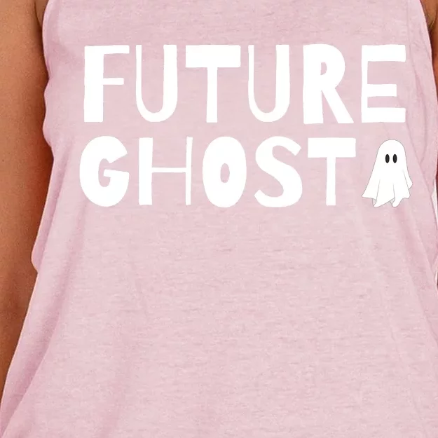 Future Ghost Women's Knotted Racerback Tank