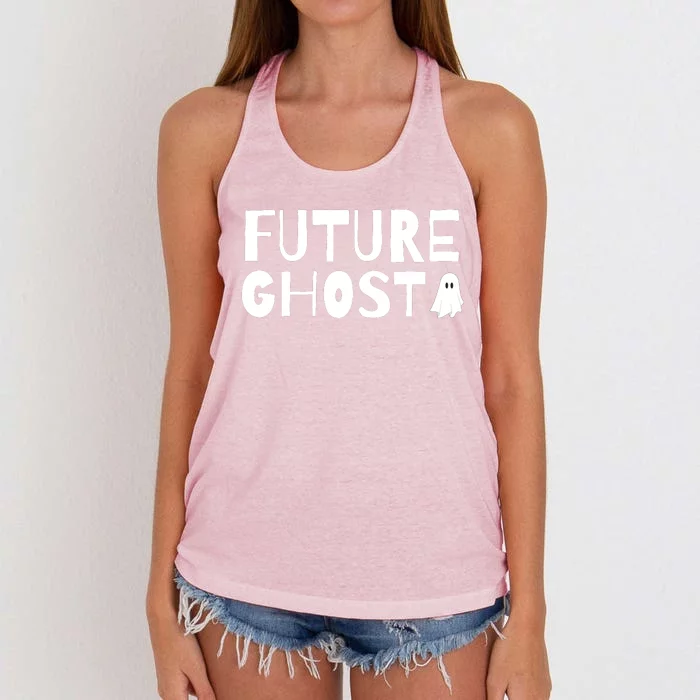 Future Ghost Women's Knotted Racerback Tank