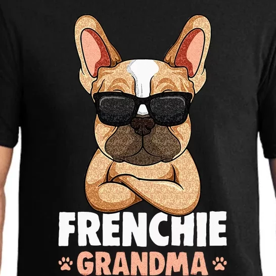 Frenchie Grandma French Bulldog Dog Women Pajama Set