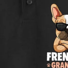 Frenchie Grandma French Bulldog Dog Women Dry Zone Grid Performance Polo