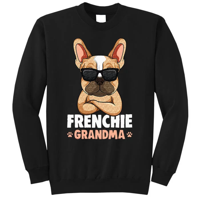 Frenchie Grandma French Bulldog Dog Women Tall Sweatshirt