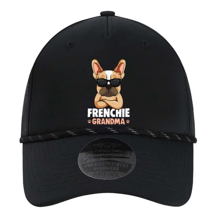 Frenchie Grandma French Bulldog Dog Women Performance The Dyno Cap